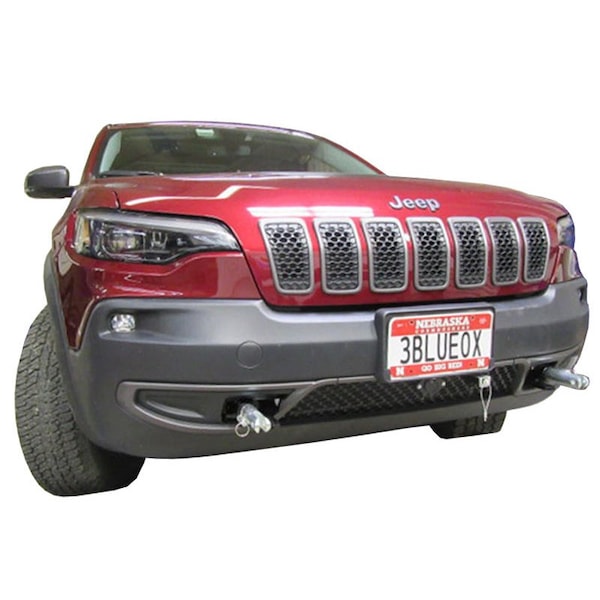2019 JEEP CHEROKEE STEEL BUMPER W/TOW HOOK(INC ACC/TECH PKG)(2-SPD TRA